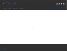 Tablet Screenshot of mattrudin.com